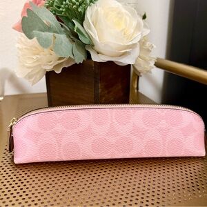 Coach Pink Powder Pencil Case